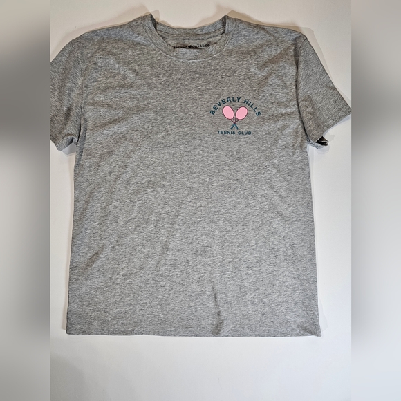 Beverly Hills Tennis Club T-Shirt Womens XL Inspired Culture‎ Grey Casual Tee - Picture 1 of 6